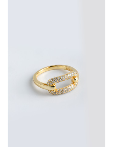 Ring Gold Plated Silver 925°