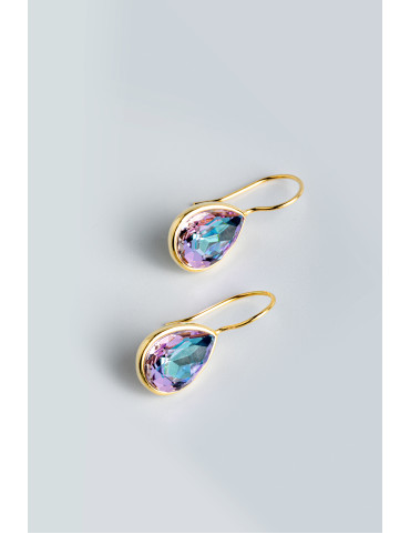 Earrings Gold Plated Silver 925°